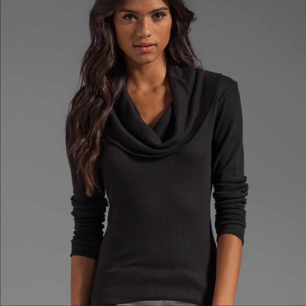 Splendid Thermal Cowl Sweater
